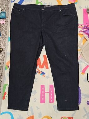 torrid Black and Light Blue Two-Tone Jeans